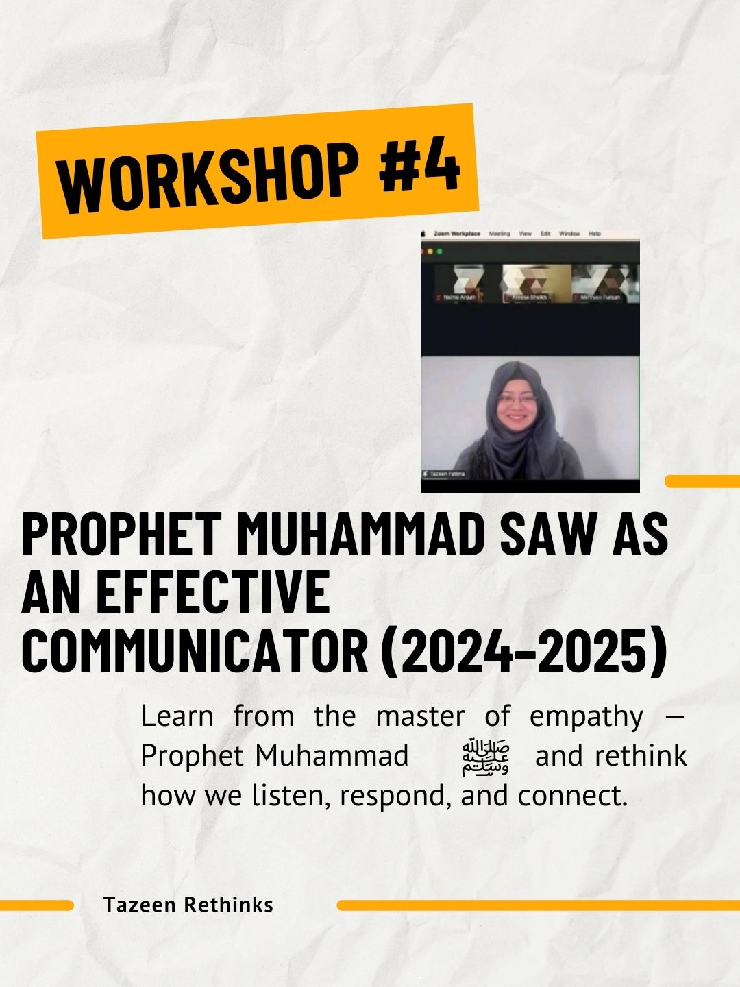 Propher Muhammad SAW as an effective communicator